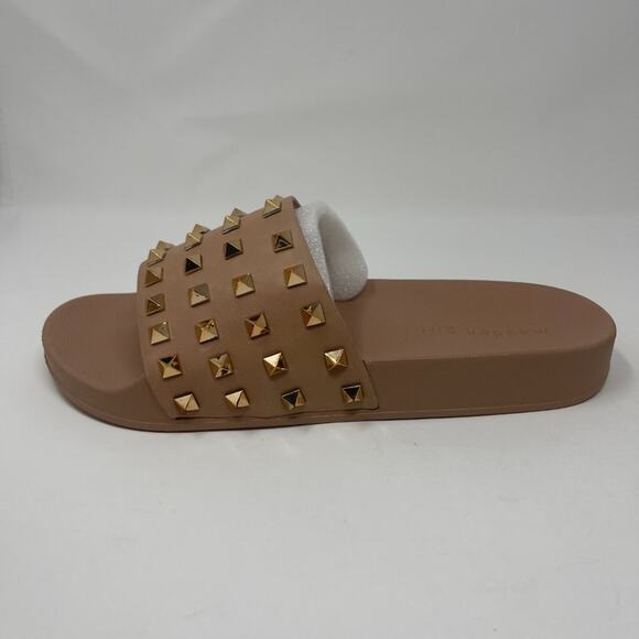 Madden Girl Glitter Sandals and NEW Studded slides 8.5 - Picture 4 of 8